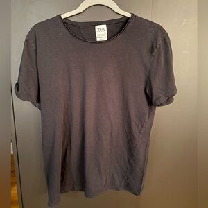 Zara Men's Black T-Shirt
